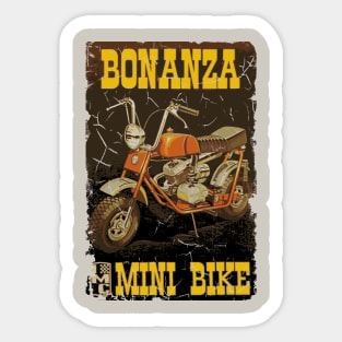 Bonanza Mini Bike Sticker